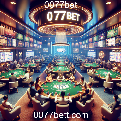Descubra a Emoção da Poker Room na 0077bet